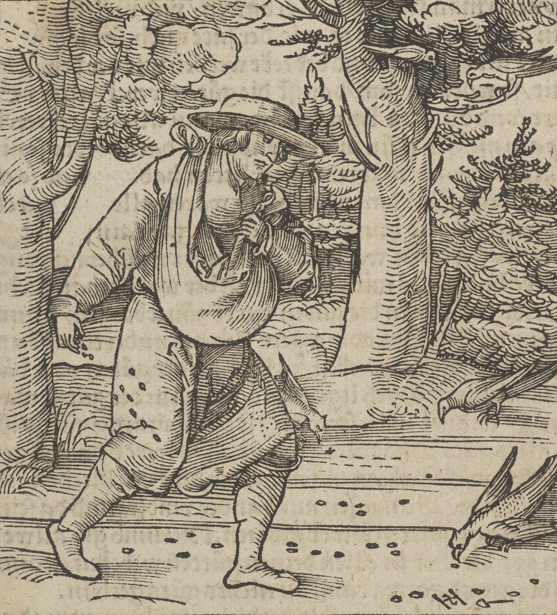 Ekicinin Tohumlarını Yiyen Kuşlar, Hymmelwagen auff dem, wer wol Leben..., 1517