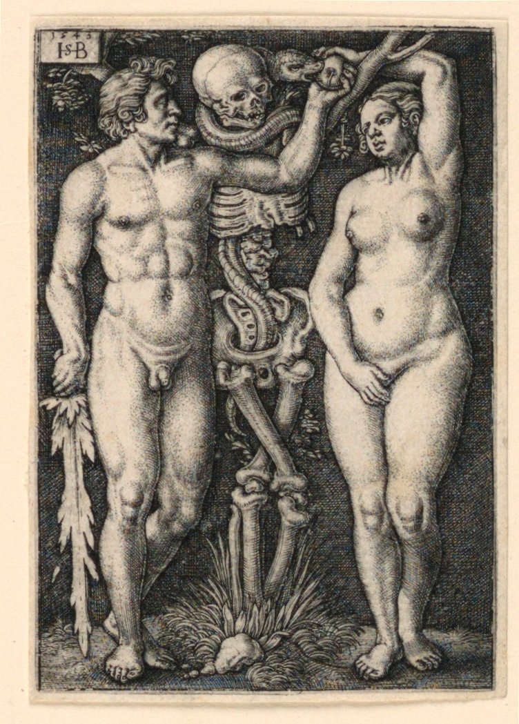 Adem ve Havva by Hans Sebald Beham