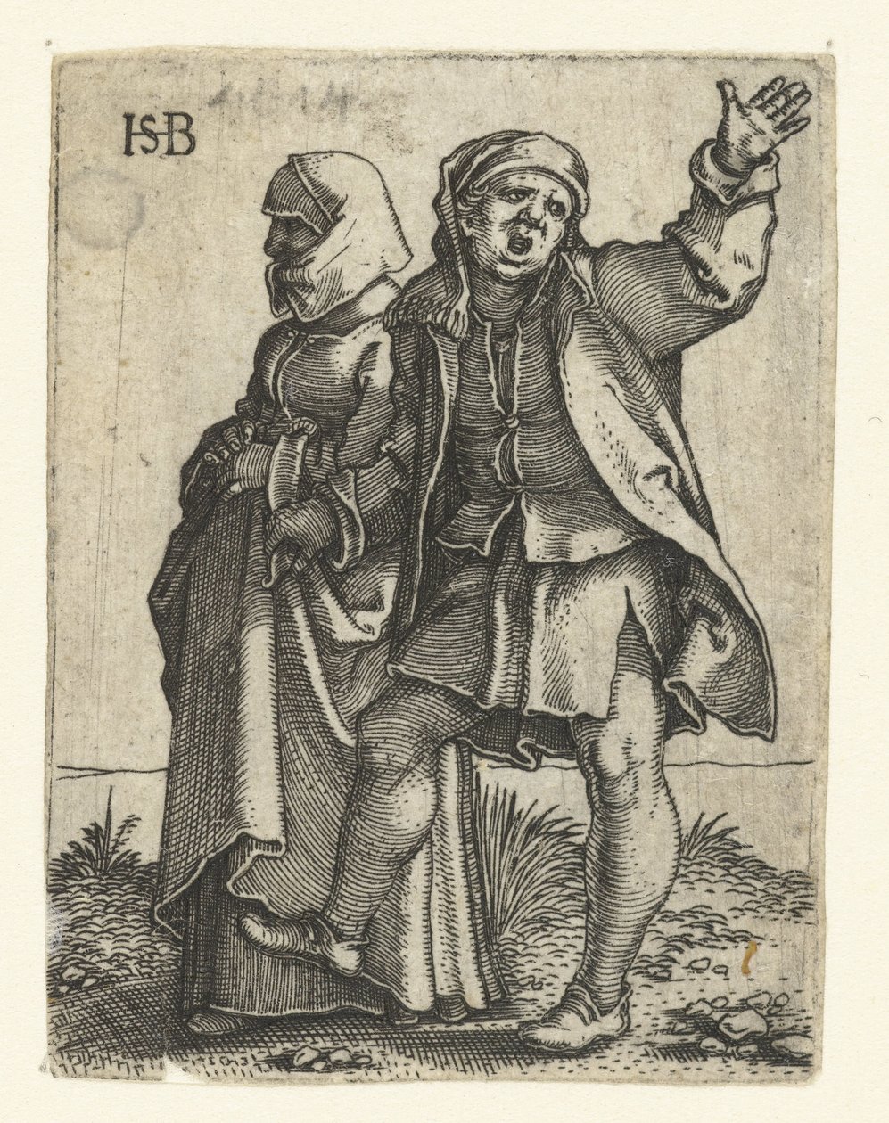 köylü çift Çiftlik düğün geçit töreni (dizi başlığı) by Hans Sebald Beham