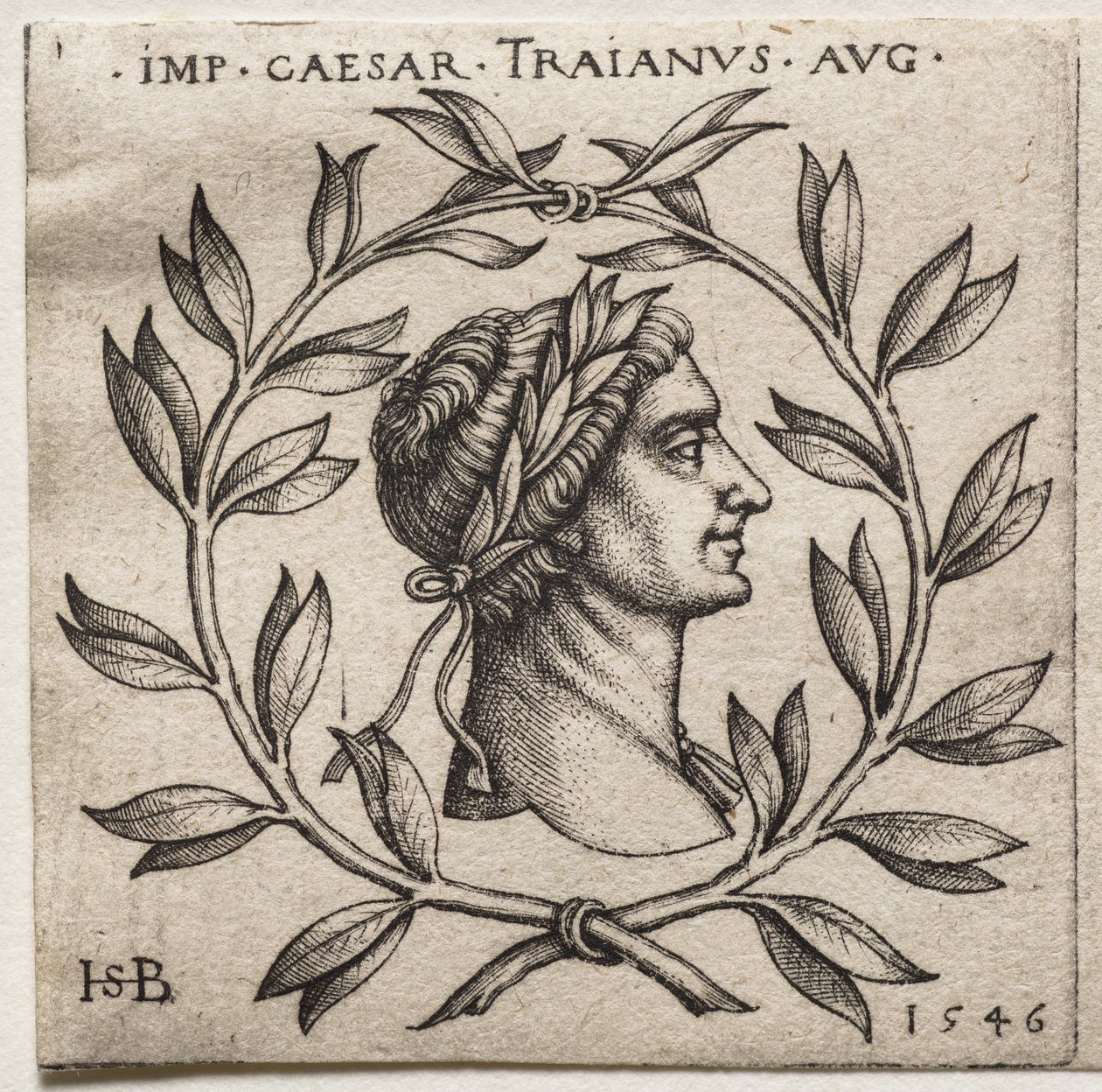 İmparator Trajan büstü by Hans Sebald Beham