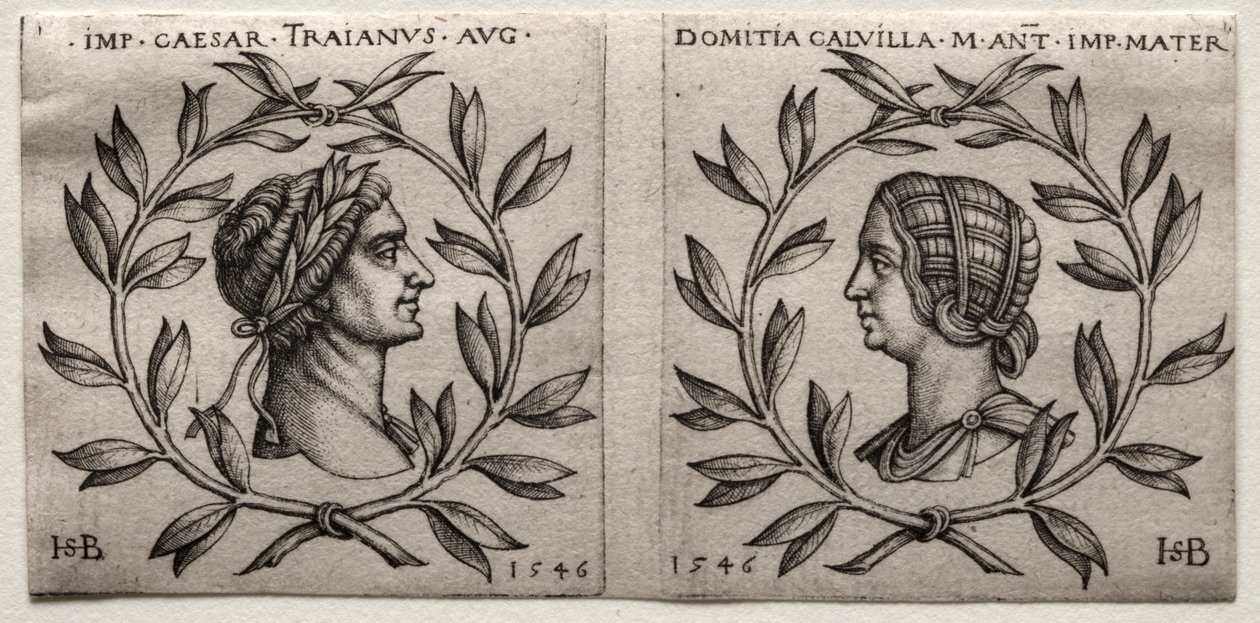 İmparator Trajan ve Domitia Calvilla