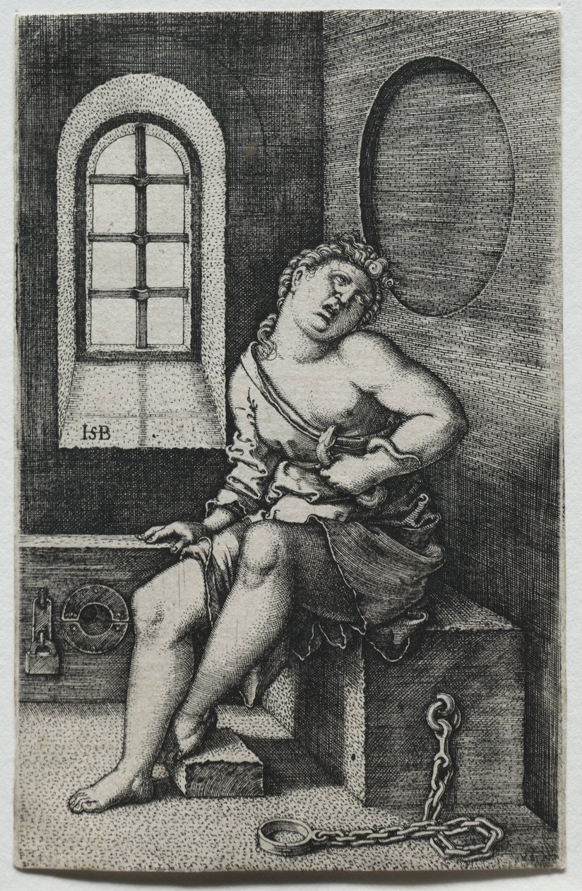 Kleopatra. by Hans Sebald Beham