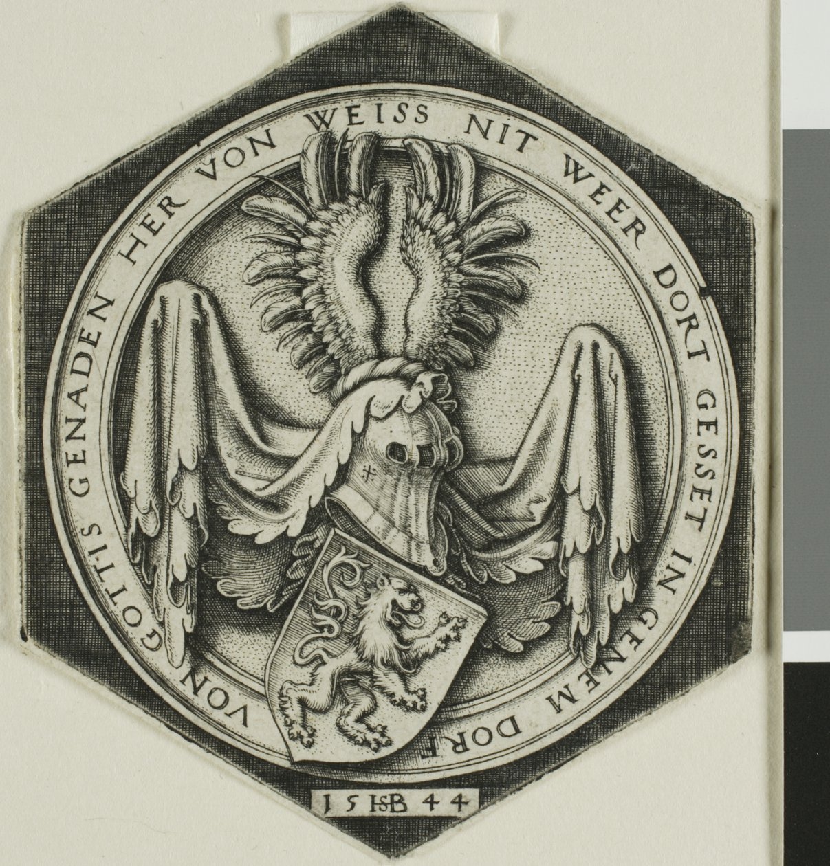 Yaygın Aslanlı Arması by Hans Sebald Beham