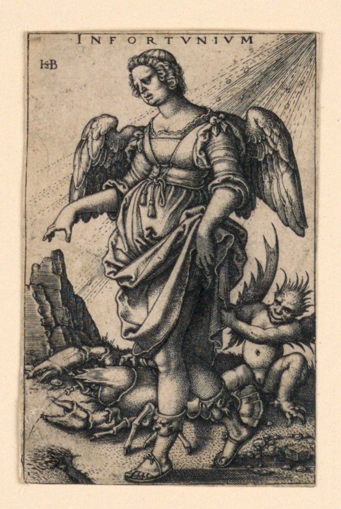 Talihsizlik (Talihsizlik) by Hans Sebald Beham