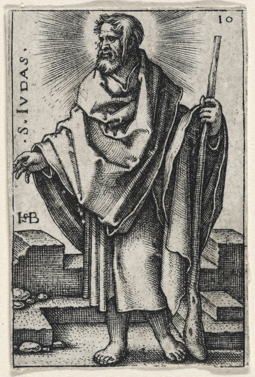 Aziz Jude Thaddeus, 1541-46 by Hans Sebald Beham