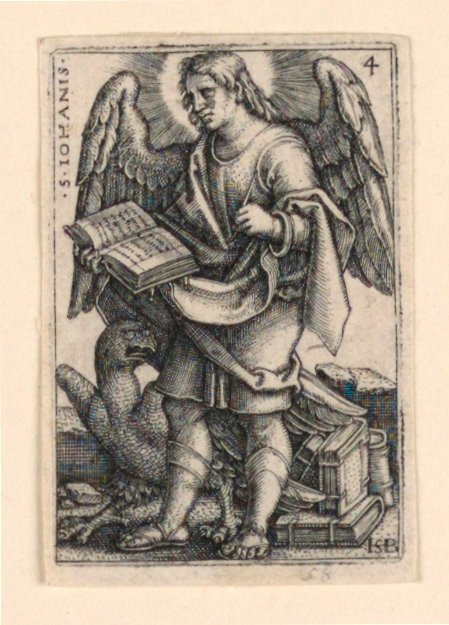 Dört Evangelistten Aziz John by Hans Sebald Beham