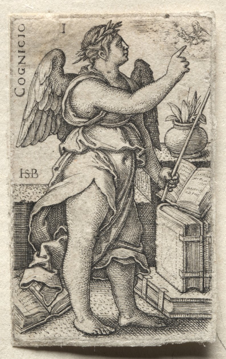 Tanrı Bilgisi ve Yedi Ana Erdem by Hans Sebald Beham