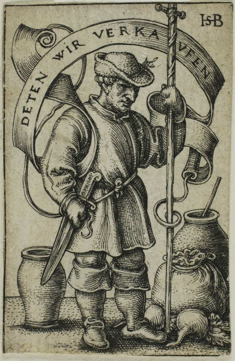 pazar köylüsü by Hans Sebald Beham