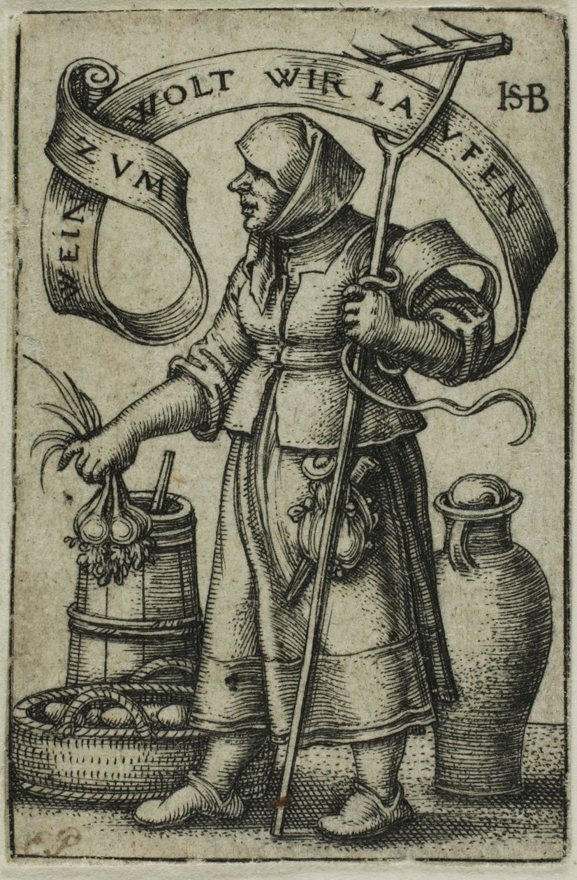 Pazar Kadını by Hans Sebald Beham