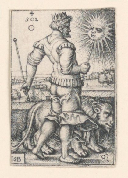 Yedi Gezegenden Güneş by Hans Sebald Beham