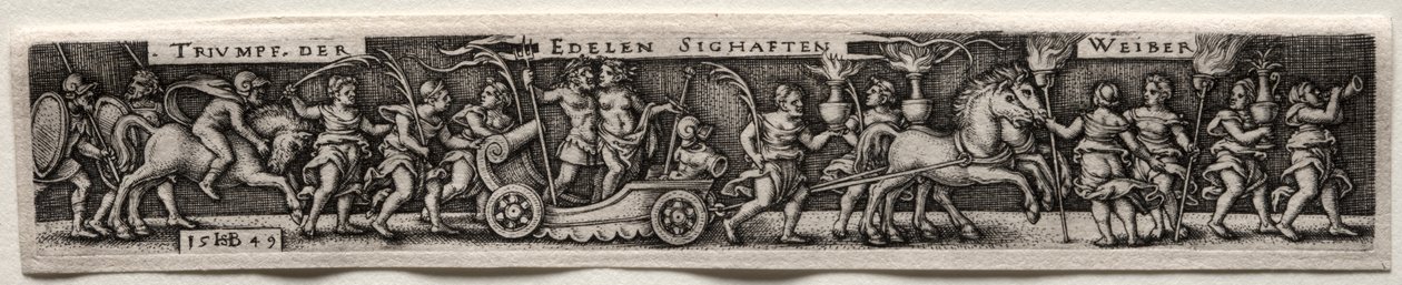 Kadınların Zaferi by Hans Sebald Beham