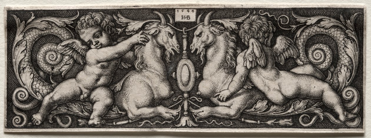 İki Cin by Hans Sebald Beham