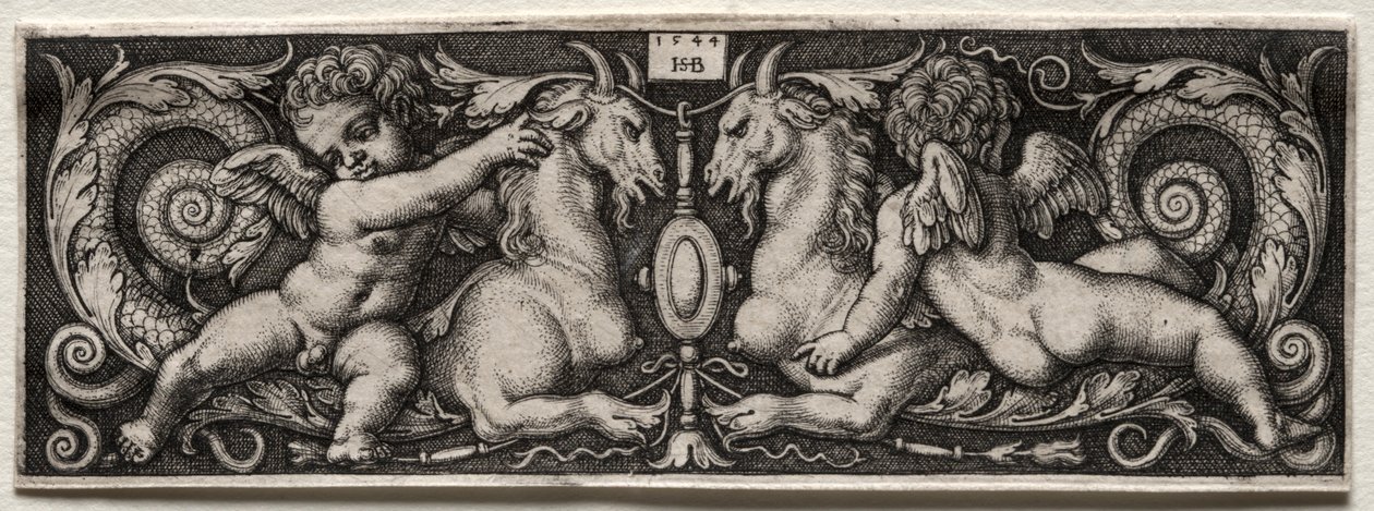 İki Cin, 1544. by Hans Sebald Beham