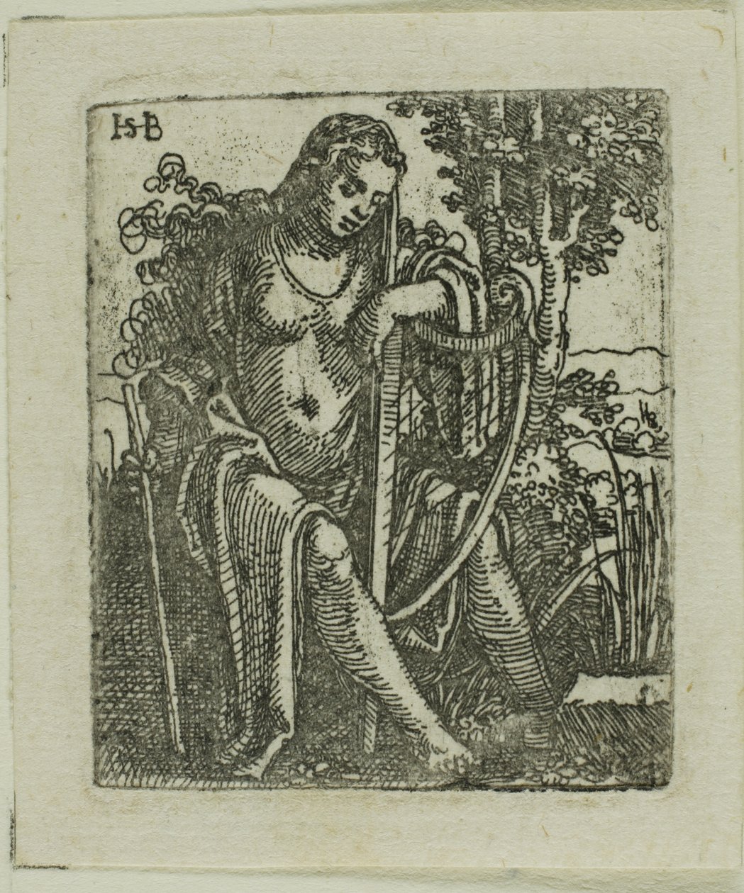 Arplı kadın by Hans Sebald Beham