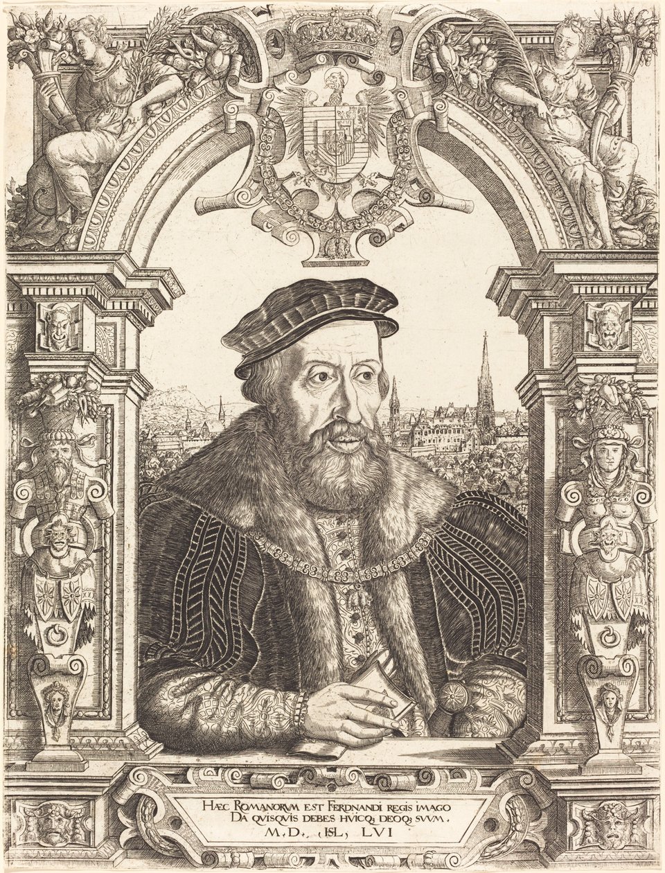 Ferdinand I, 1556. by Hans Sebald Lautensack