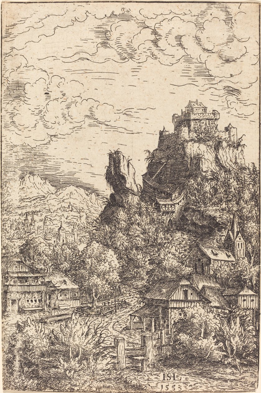 Kaleli Manzara, 1553. by Hans Sebald Lautensack
