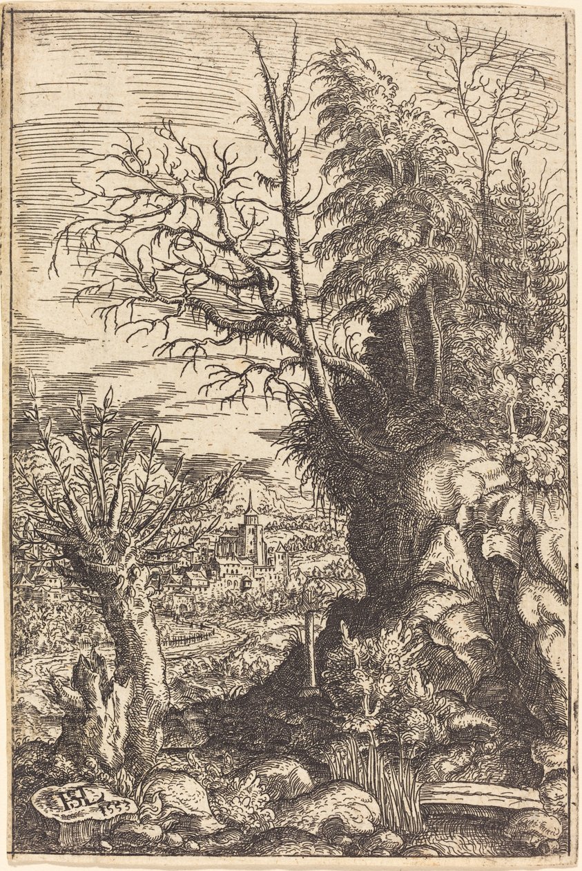 Söğütlü Manzara, 1553. by Hans Sebald Lautensack