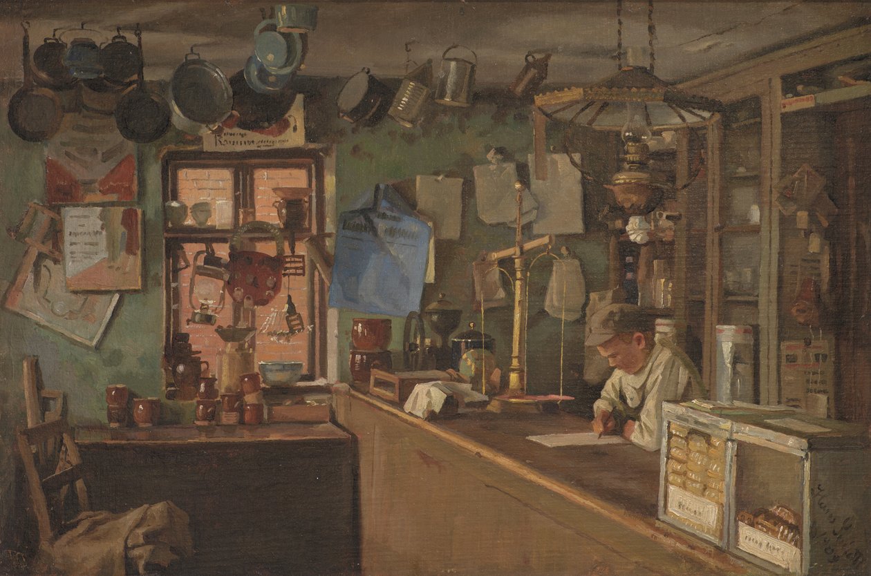 Bir Köy Bakkalı by Hans Smidth