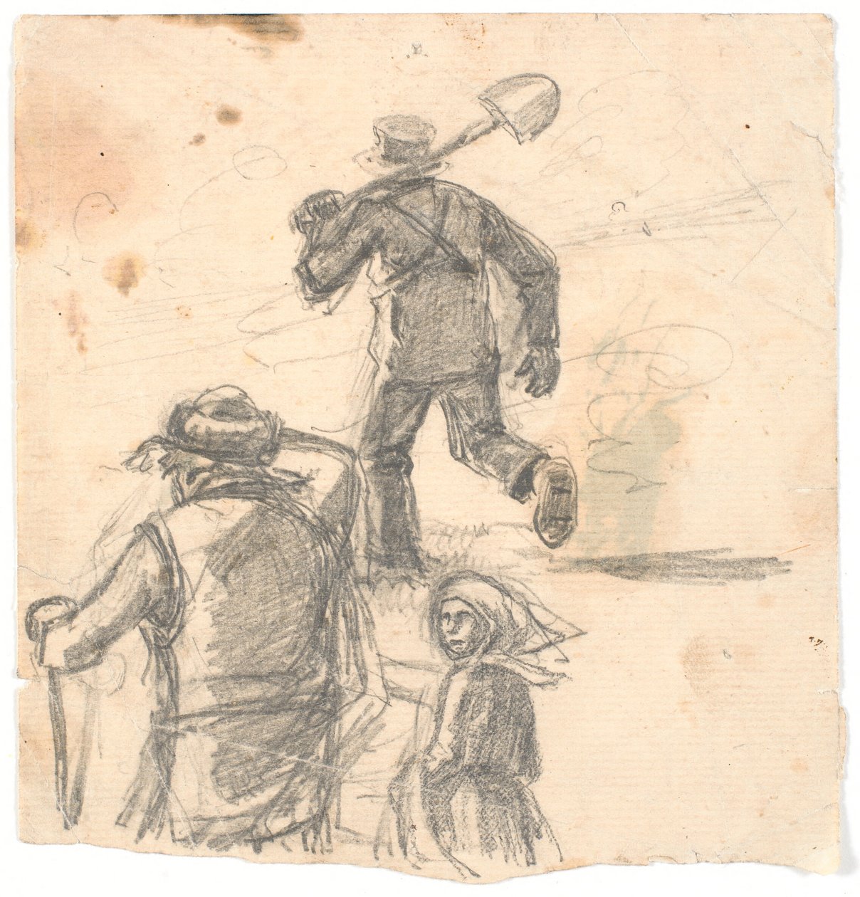 Yangın görüntüsü için şekil çalışmaları by Hans Smidth