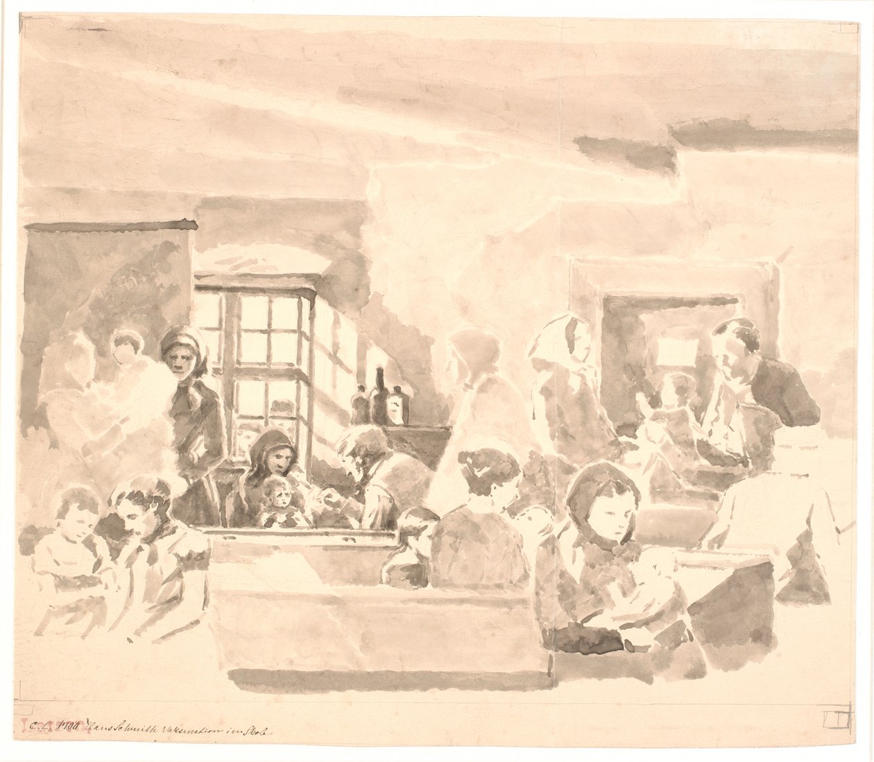 Okulda aşılama by Hans Smidth