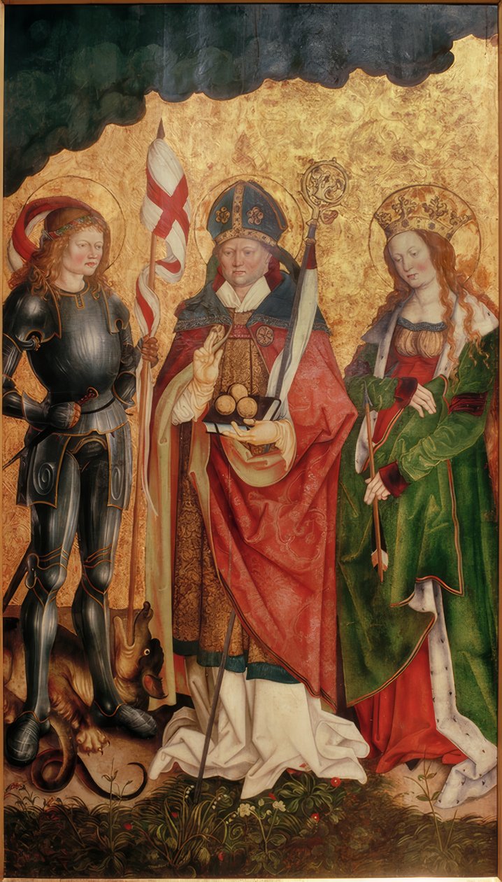 Aziz George, Nicholas, Ursula by Hans Strüb