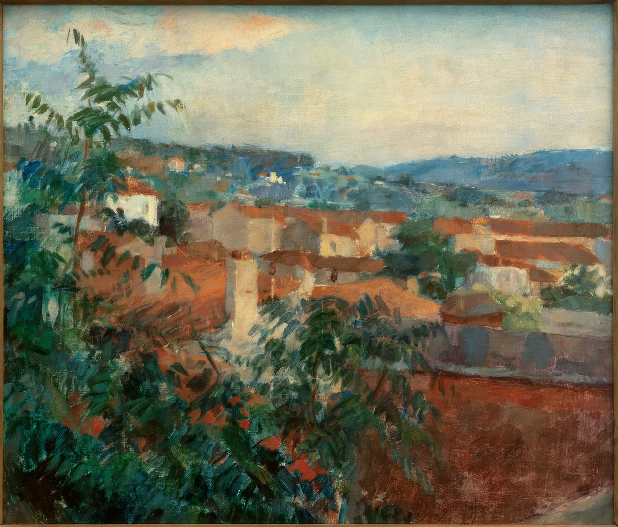 St. Tropez yakınlarındaki manzara by Hans Sutter
