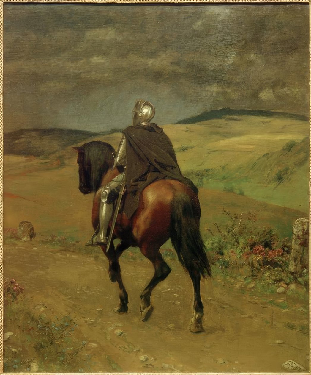 yalnız yolculuk by Hans Thoma