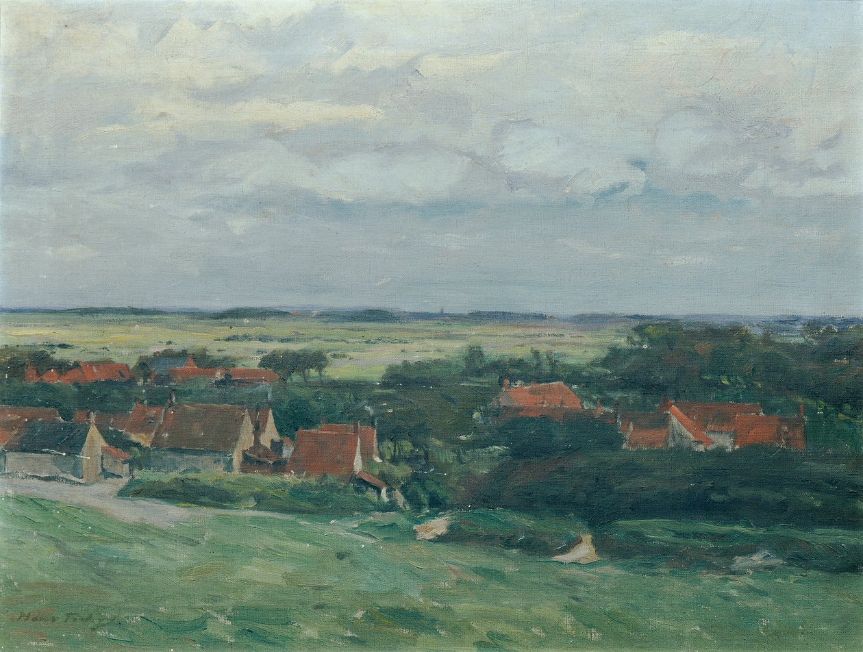 Hollandalı manzara by Hans Tichy