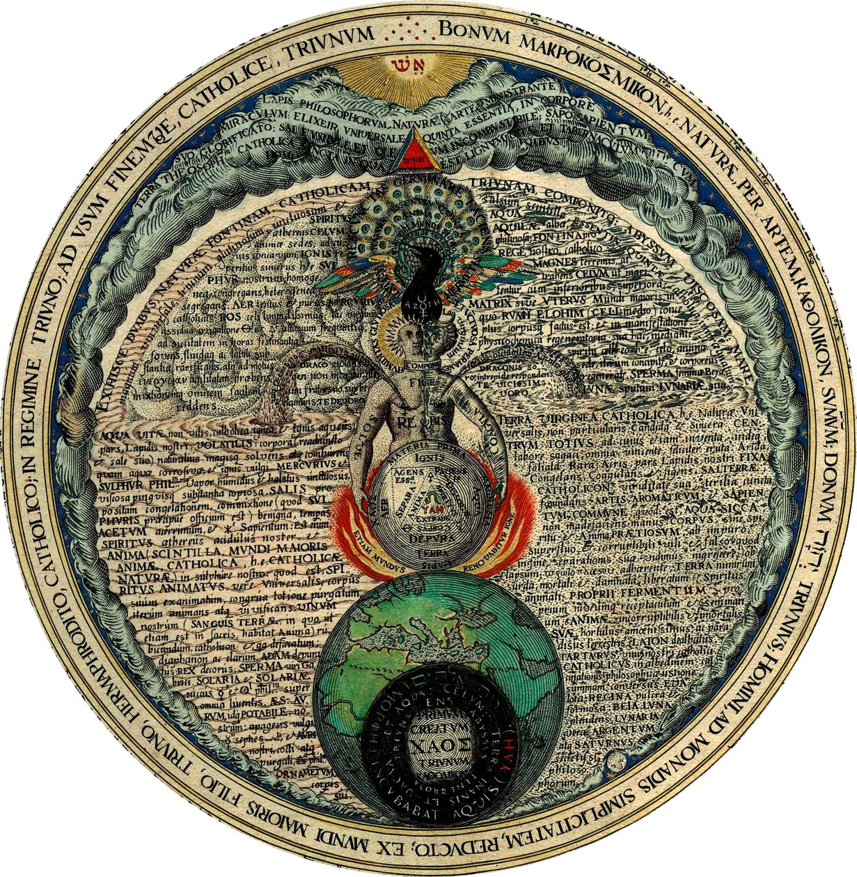 Hermafrodit, 1595. by Hans Vredeman de Vries