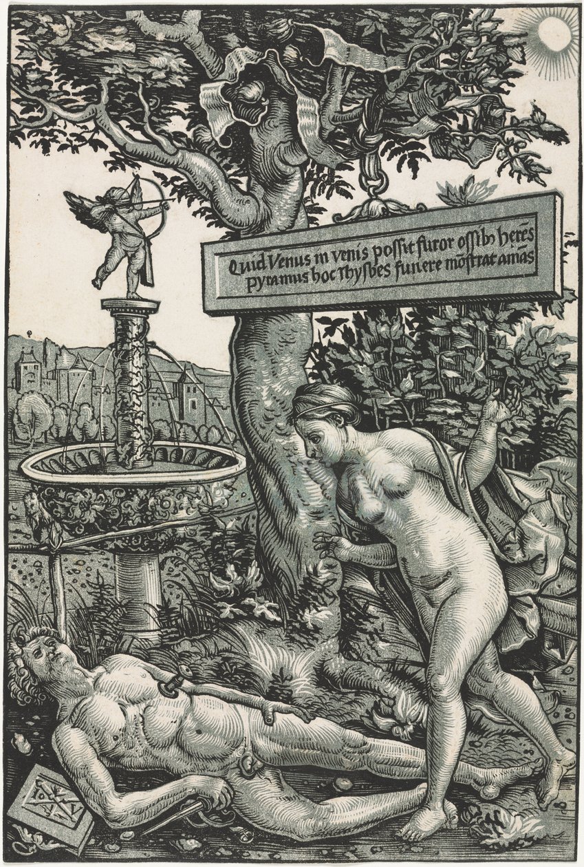 Pyramus ve Thisbe by Hans Wechtlin