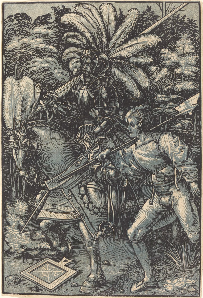 Şövalye ve Hizmetçi by Hans Wechtlin I