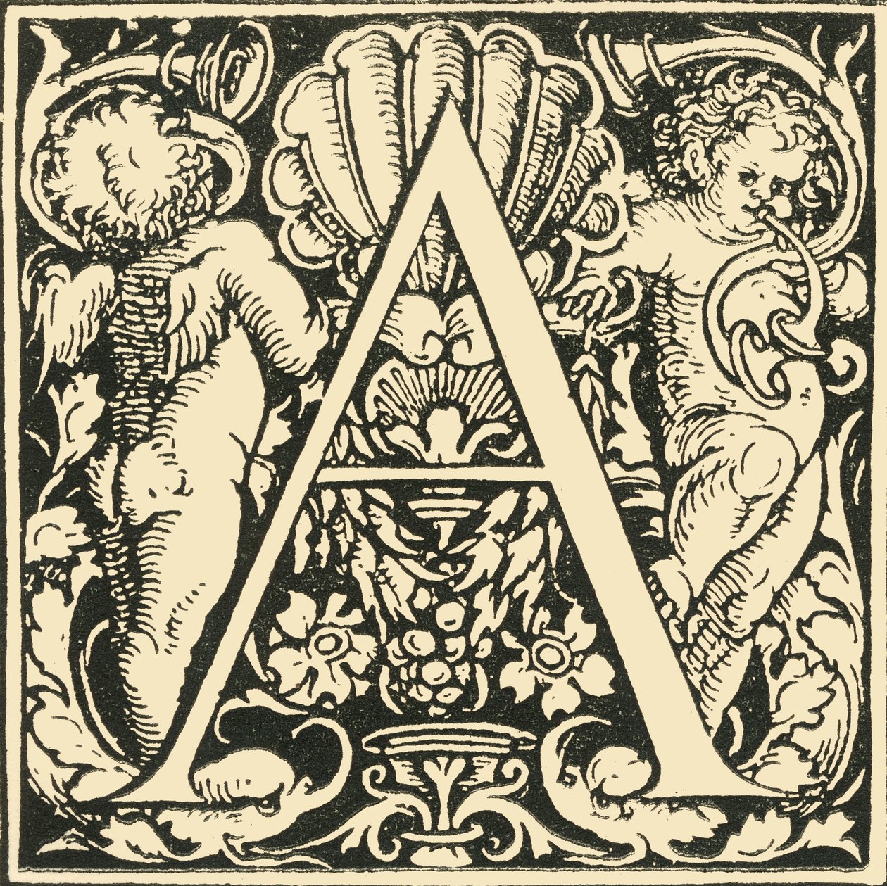 A - Bir Alfabe, Hans Weiditz, c1520-1521, 1908. by Hans Weiditz