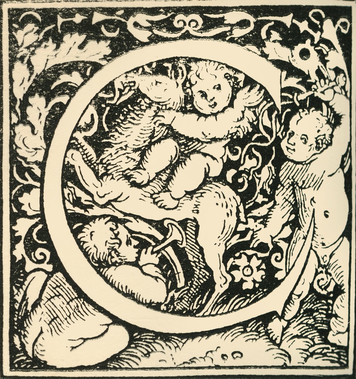 C - Bir Alfabe, Hans Weiditz, c1520-1521, 1908. by Hans Weiditz