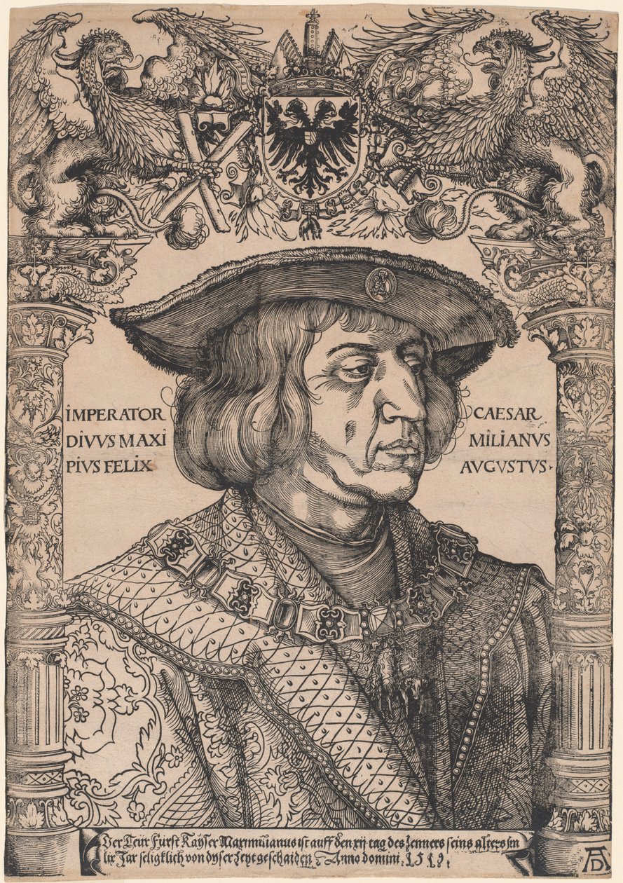 İmparator Maximilian I by Hans Weiditz, II, after Albrecht Dürer