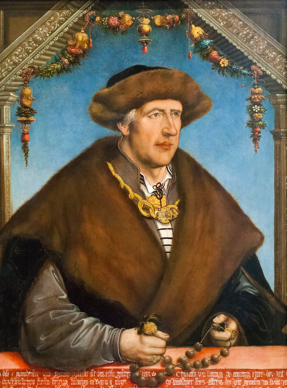 Christoph van Laiming'in portresi by Hans Wertinger
