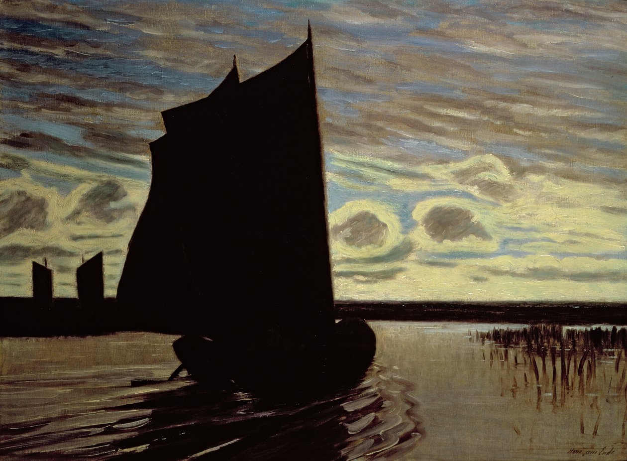 Hamme Nehri üzerinde Barque by Hans am Ende