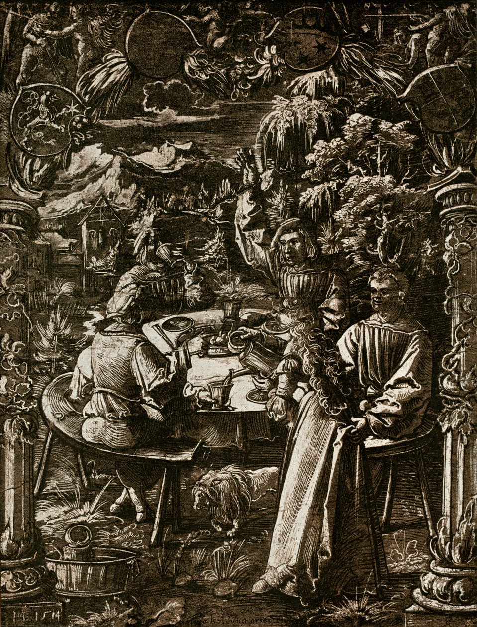 cam manzaraları by Hans the Younger Leu