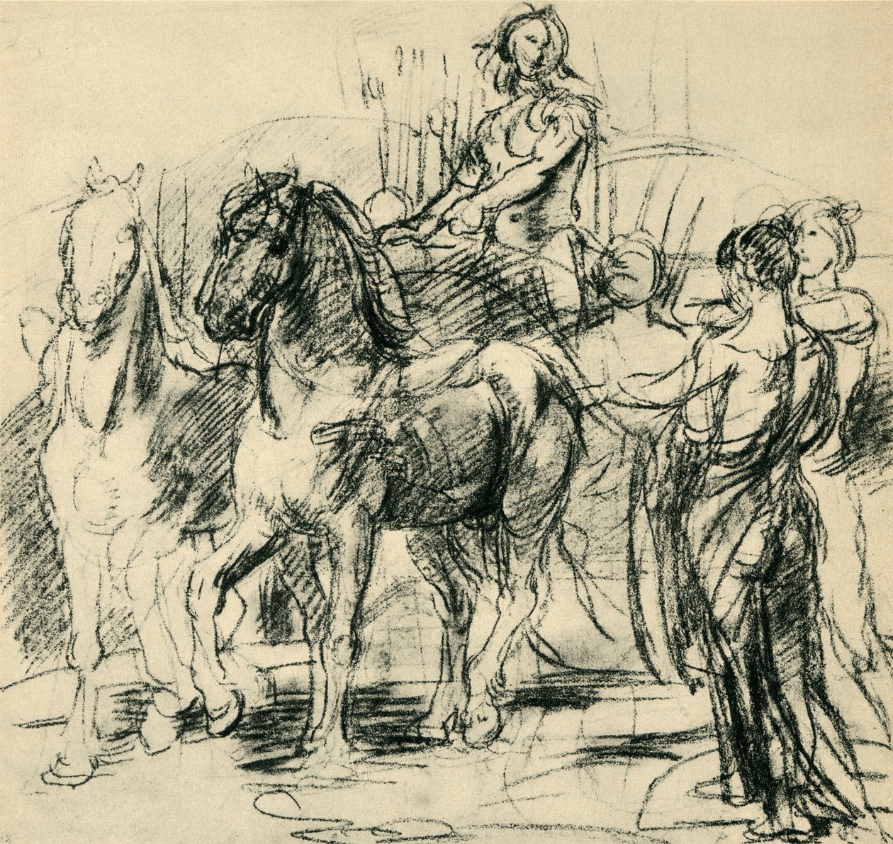 Araba, c1880, 1943. by Hans von Marées