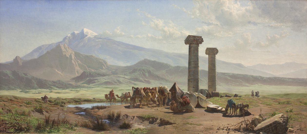 Sardeis yakınlarındaki Lidya Ovası, Küçük Asya (Türkiye) by Harald Jerichau
