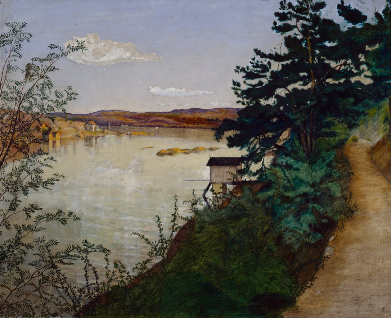öğleden sonra güneşi by Harald Oscar Sohlberg