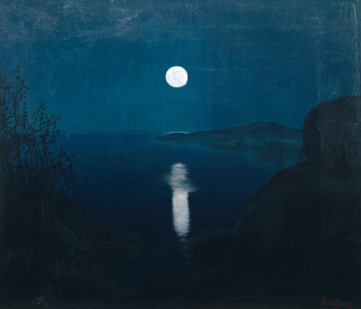 Ay ışığı by Harald Oscar Sohlberg