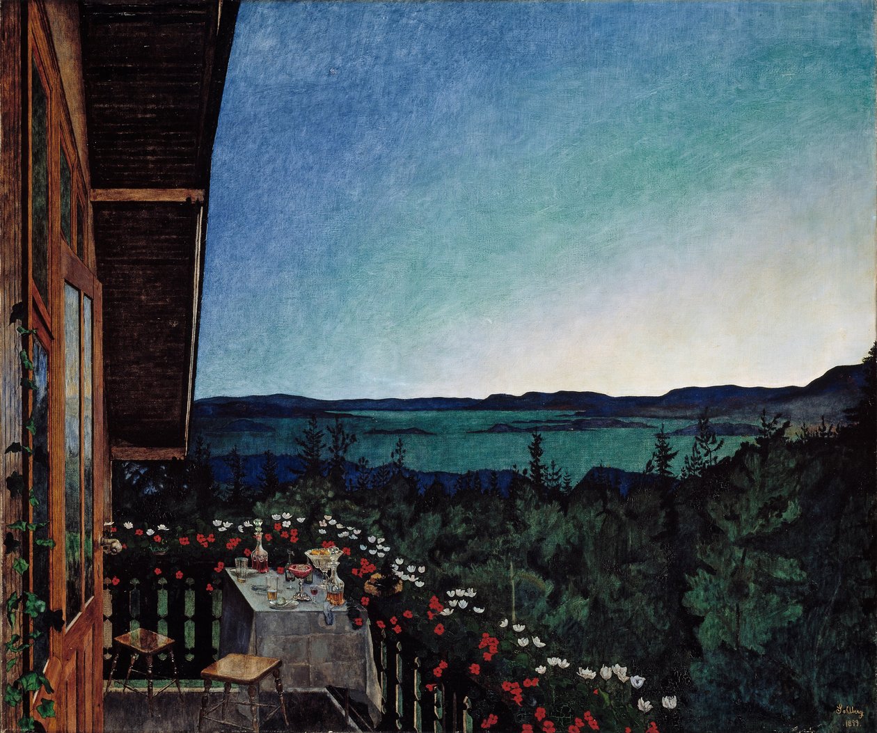 Yaz Gecesi by Harald Oscar Sohlberg
