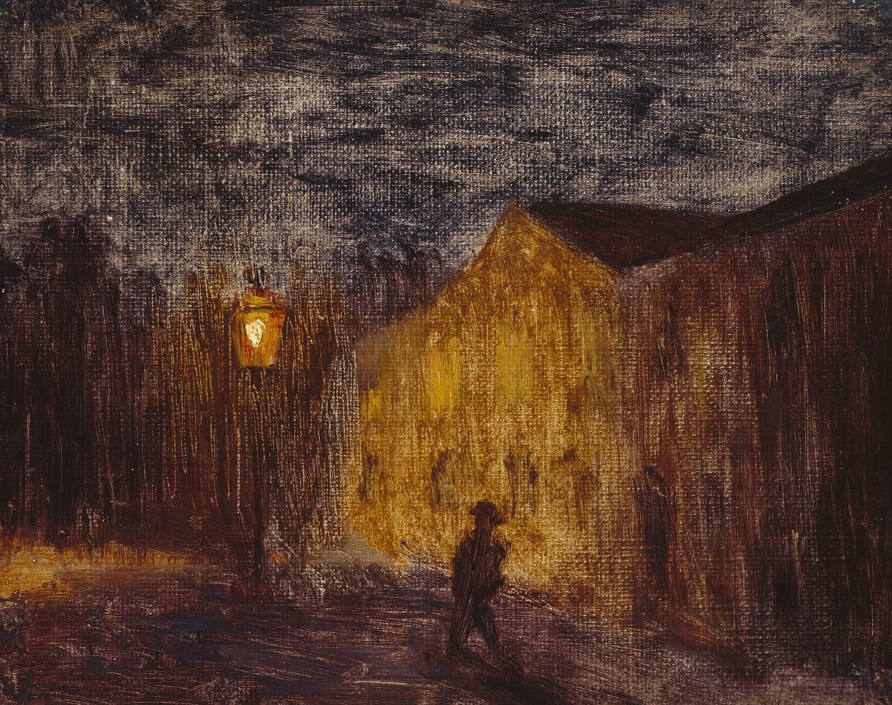 Fener (lamba) 1894 (tuval üzerine yağlı boya) by Harald Oscar Sohlberg