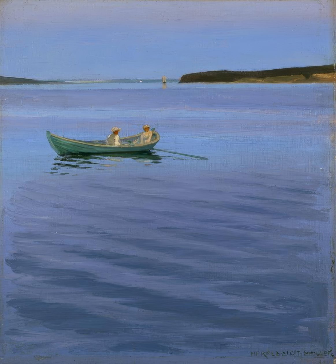 Pastoral gölde tekne turu by Harald Slott Moller