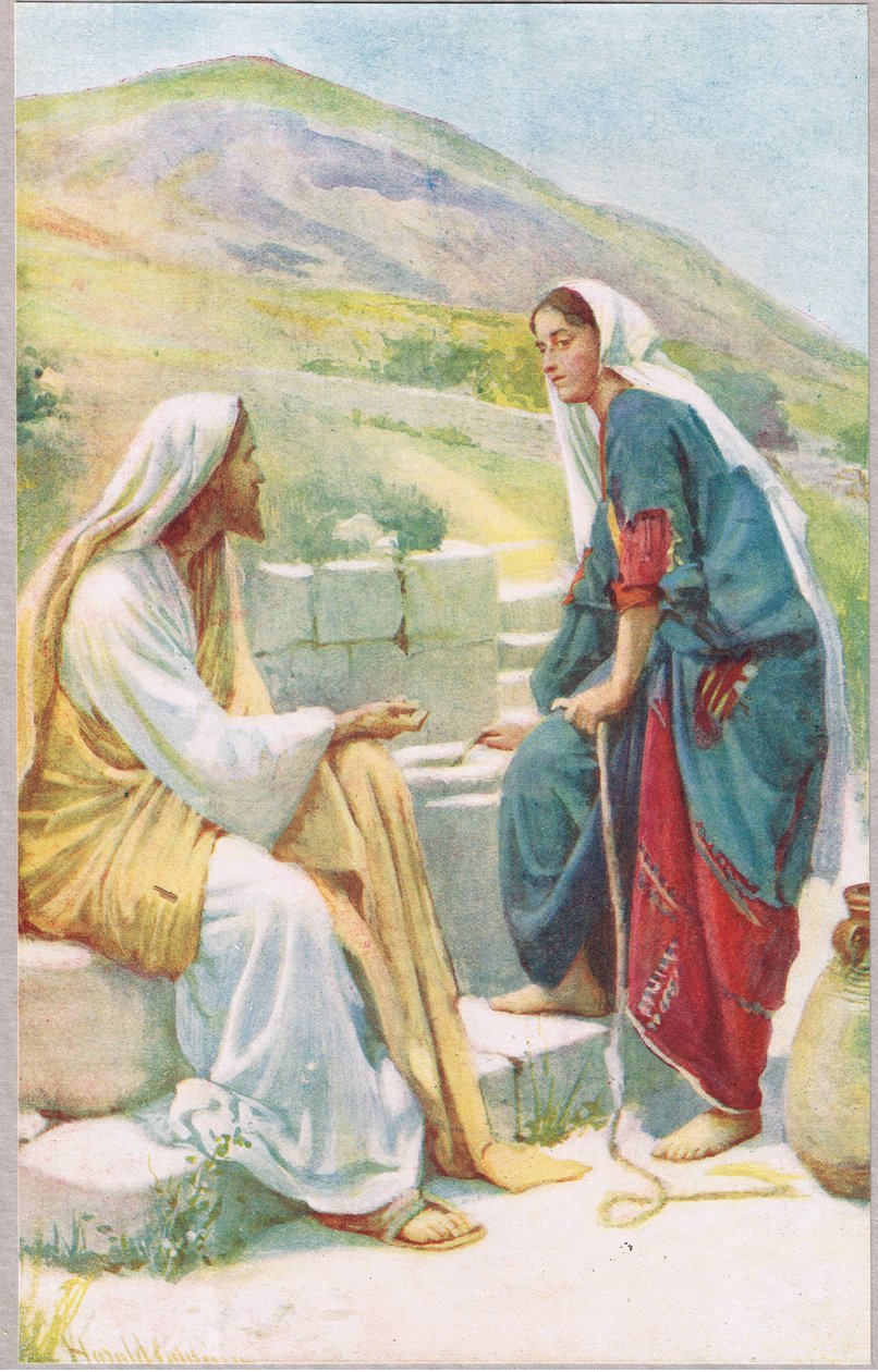 Sychar'ın kuyusu by Harold Copping