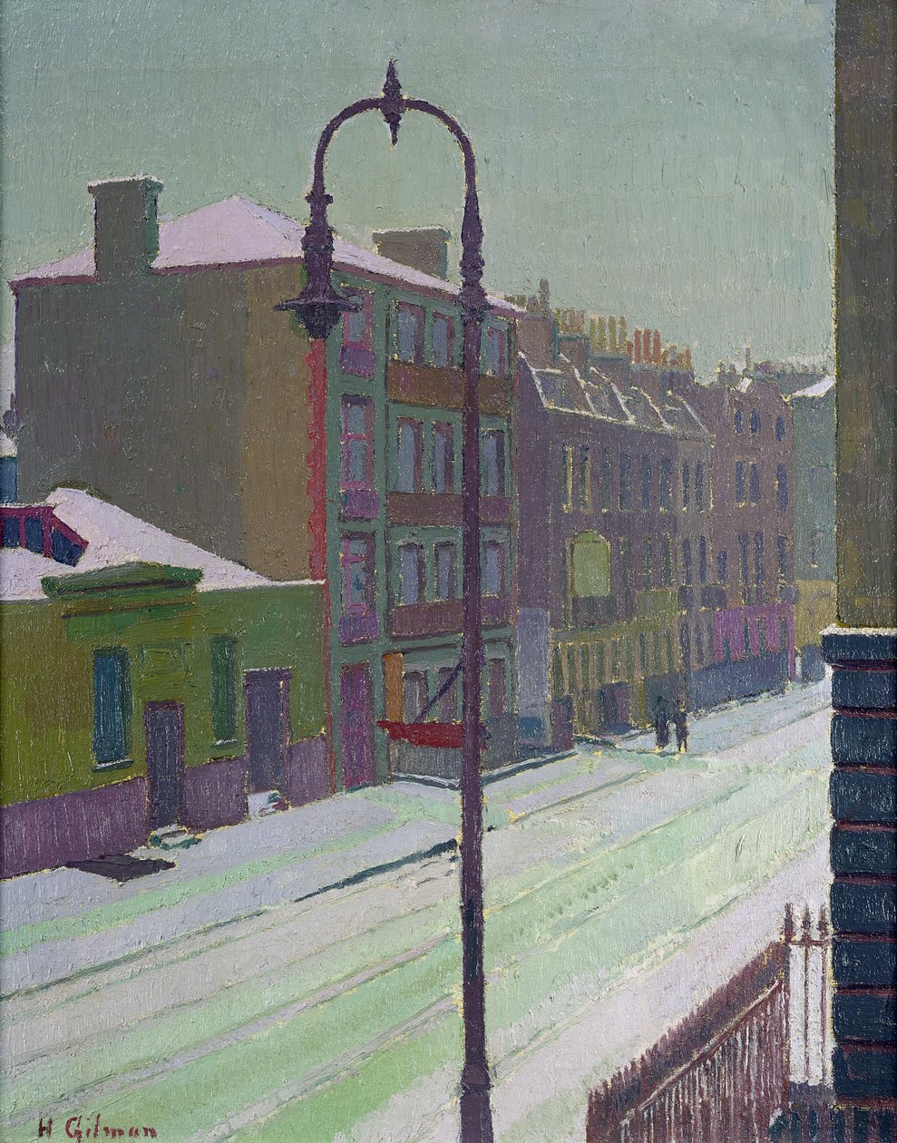 Karda Londra Sokağı, 1917 by Harold Gilman