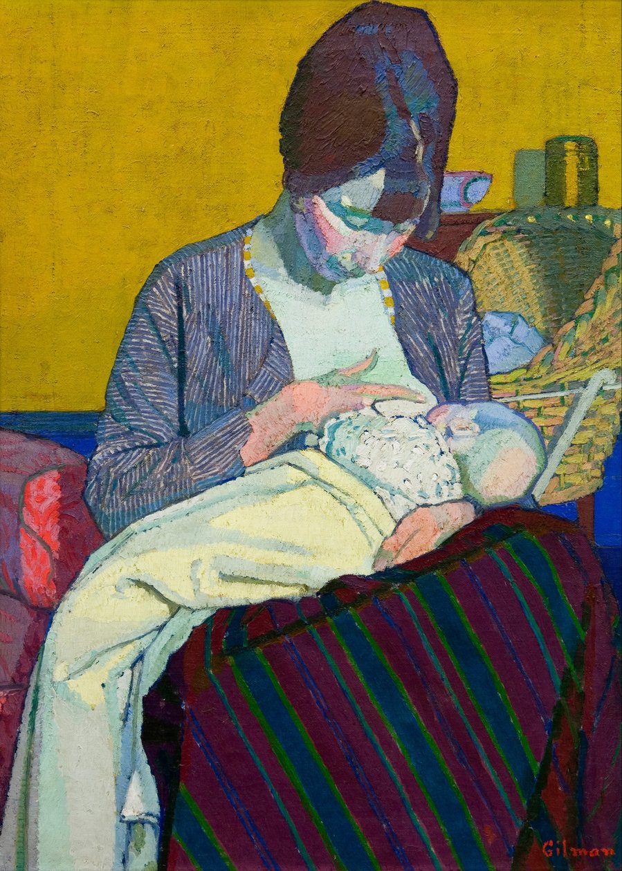 Anne ve Çocuk by Harold Gilman