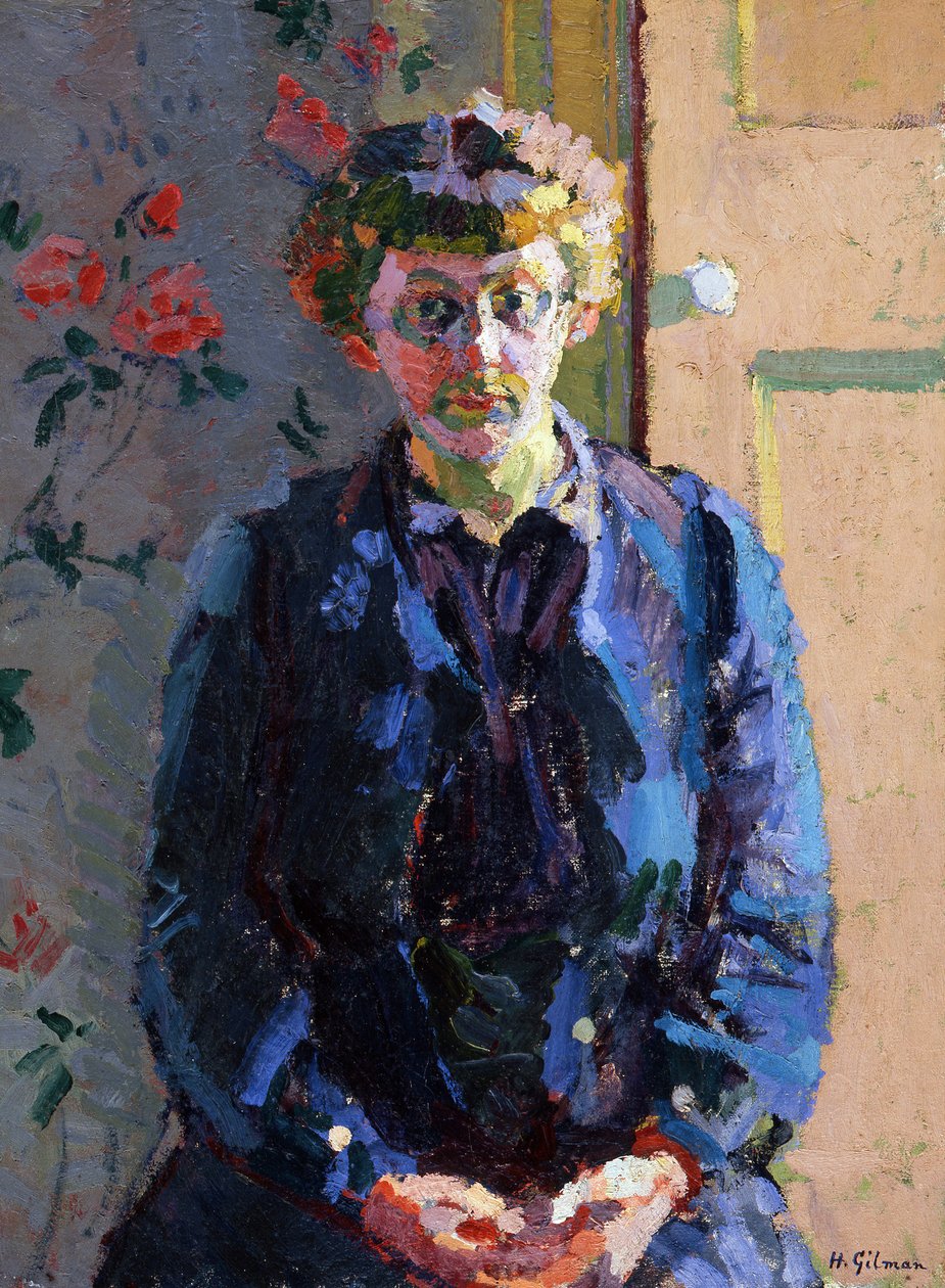 Sylvia Gosse'nin Portresi, 1912 by Harold Gilman