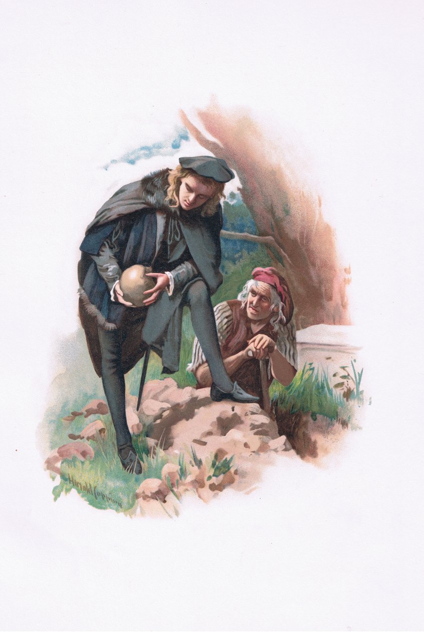 Hamlet ve mezar kazıcı, Hamlet