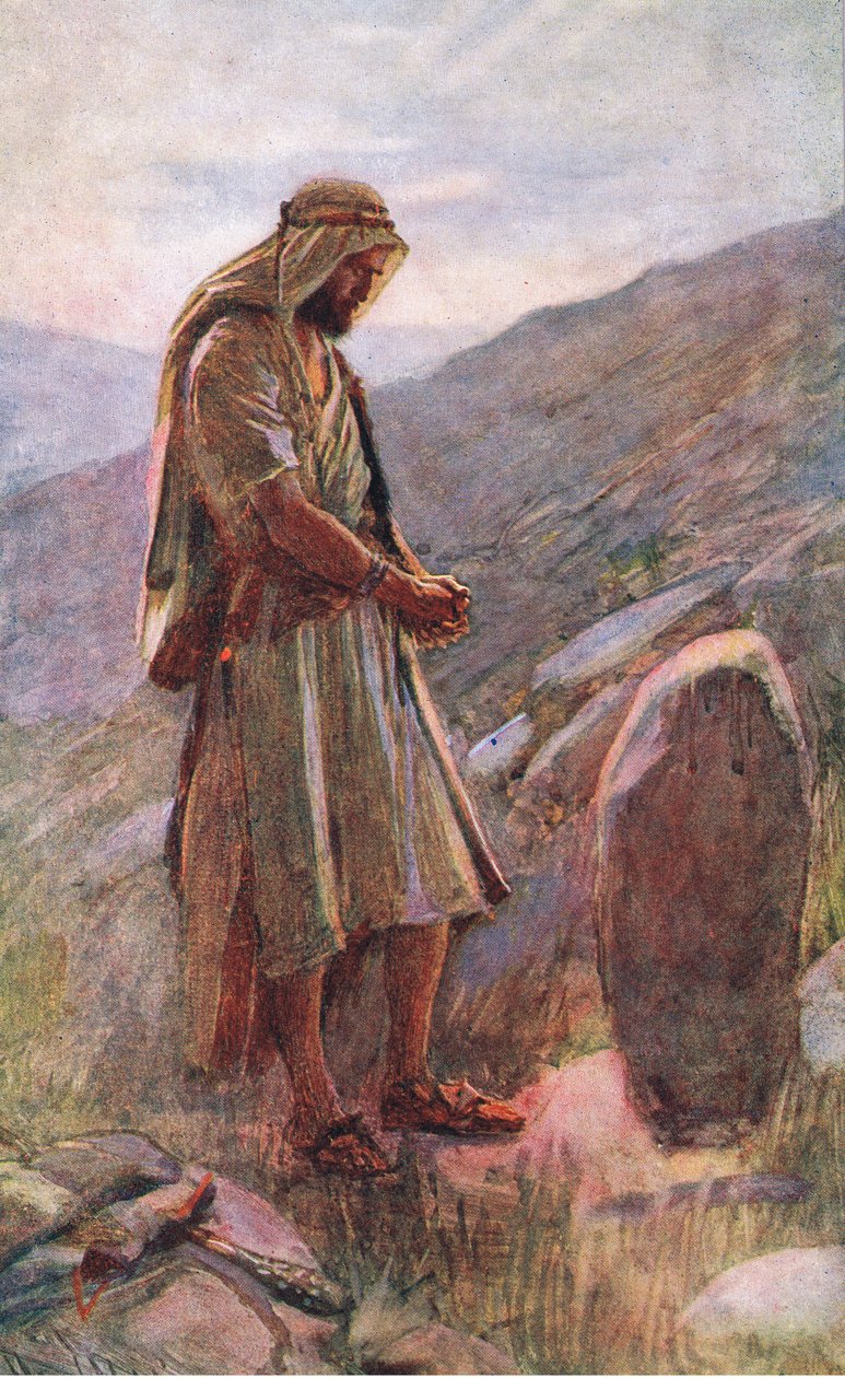Jacobs yemini, Taç Serisini Öğreten Resimlerden bir örnek, 1920 by Harold Copping